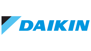 Eagle Air Co technician servicing Daikin HVAC unit during routine maintenance