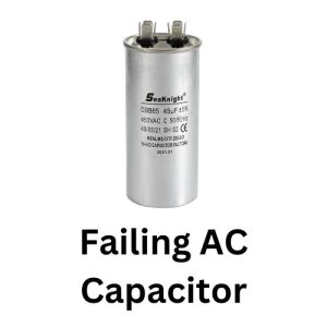 failing ac capacitor